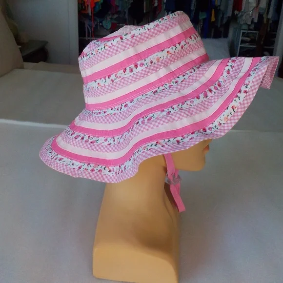 Millymook Pink Fabric Kids Floppy Hat - Picture 5 of 8